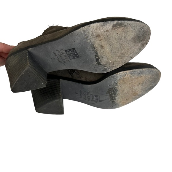 Eileen Fisher Murphy Storm Leather Booties Boots 5 - Picture 7 of 8